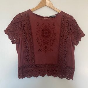 Abercrombie & Fitch Crochet Top